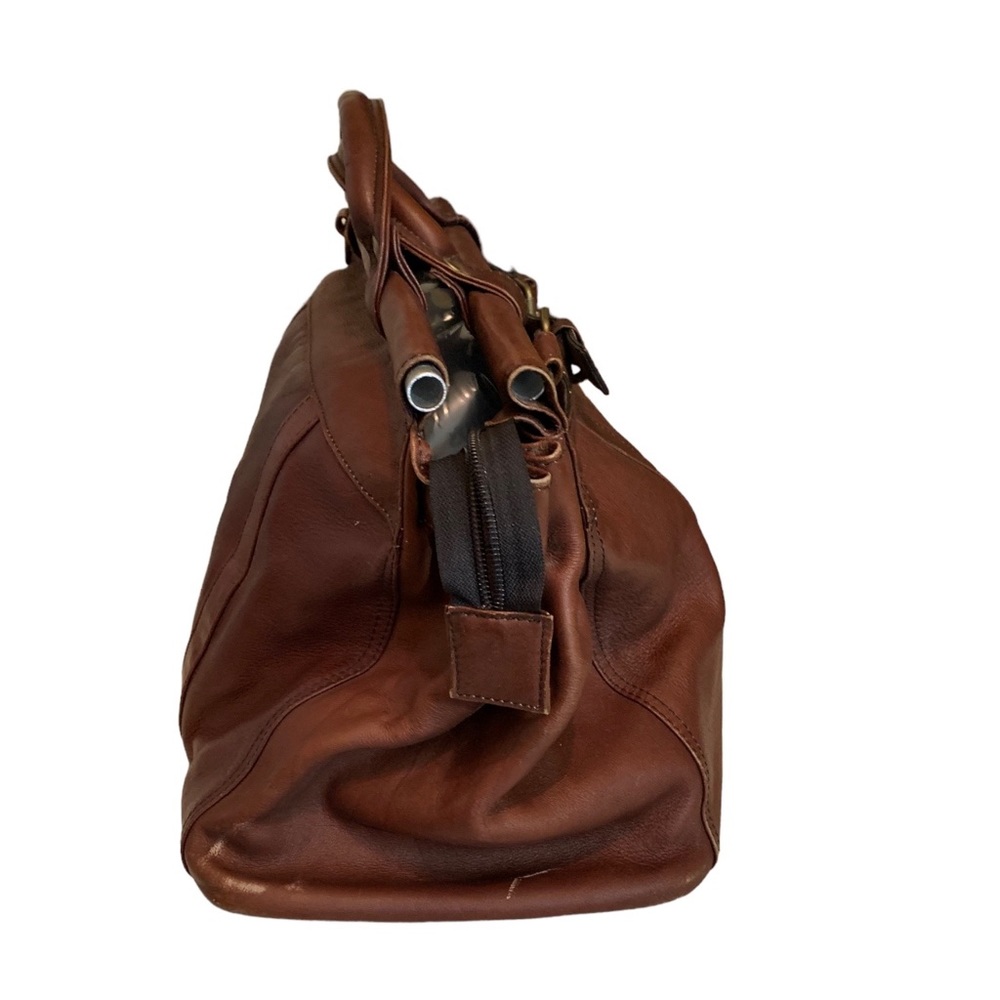 Very Unique #Brown Leather Bag - Picture 7 of 8